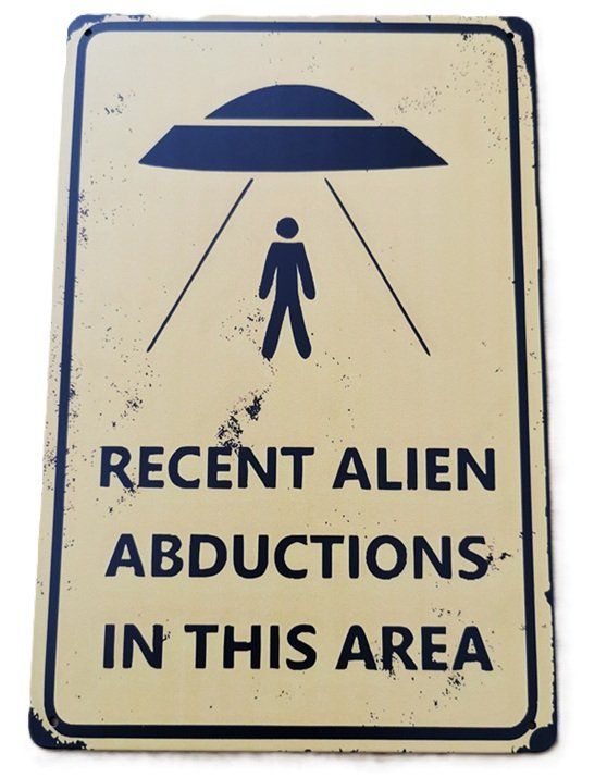 Insegne: WARNING - Alien  - Blechschild  (neu, OVP) – Nuovo e nell'imballaggio originale da Wilen b. Wollerau venduto da morethanmusic