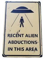 WARNING - Alien  - Blechschild  (neu, OVP)