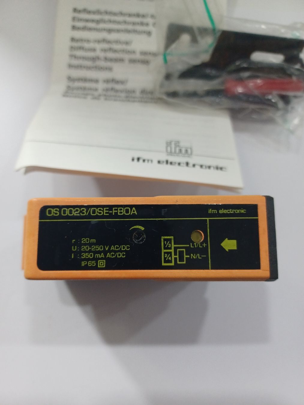 Elektronikbauteile: Einweglichtschranke OS0023 Empfånger – Neu und originalverpackt aus Thun von Hukk2020