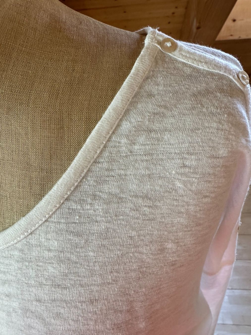 Nile Pullover & Sweatshirts: Weisser Leinen-Pullover von Nile – Neu (gemäss Beschreibung) aus Stäfa von Mofi8712 1