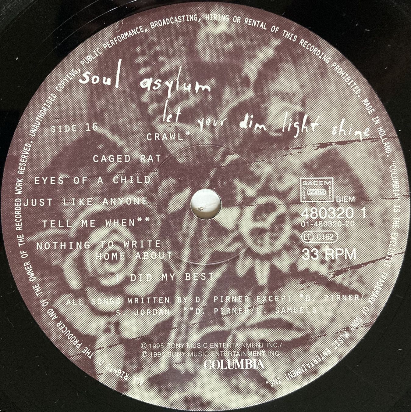 Schallplatten: SOUL ASYLUM - LET YOUR DIM LIGHT SHINE – Gebraucht aus Bottens von hotter-than-hell 3