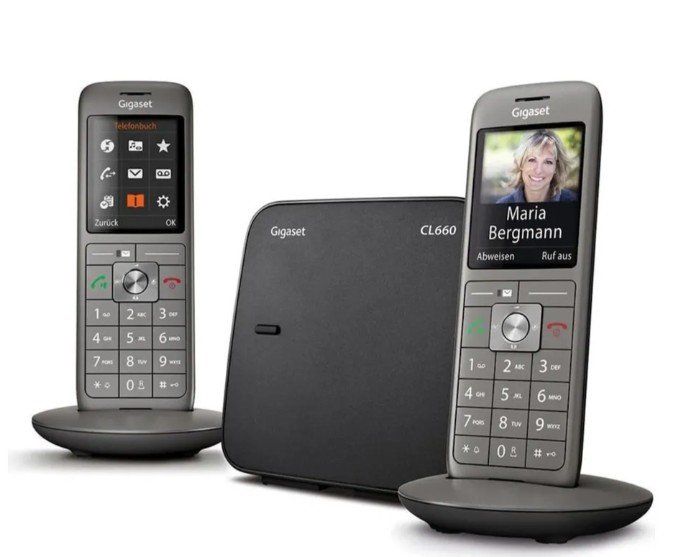 Gigaset Telefoni: Gigaset Festnetztelefon CL660 Duo – Nuovo (secondo la descrizione) da Bassersdorf venduto da COOL-AG