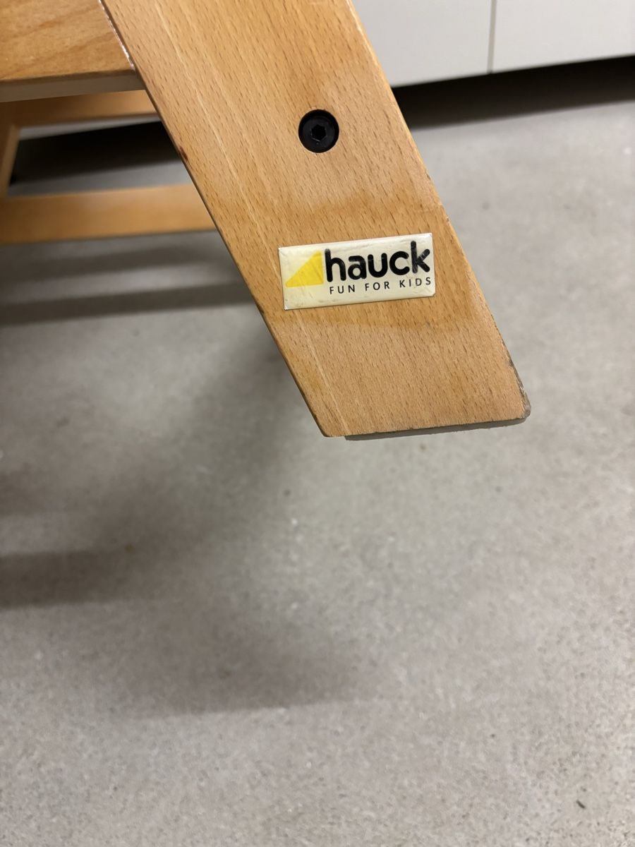 Hauck Seggioloni: Holz Kinderstuhl Hauck – Usato da Sursee venduto da Zupsa 4