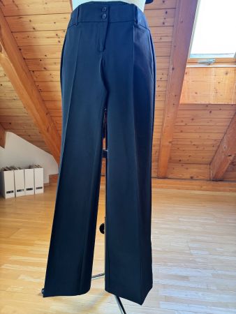 Elegante, schwarze Hose mit weitem Bein von personal affairs