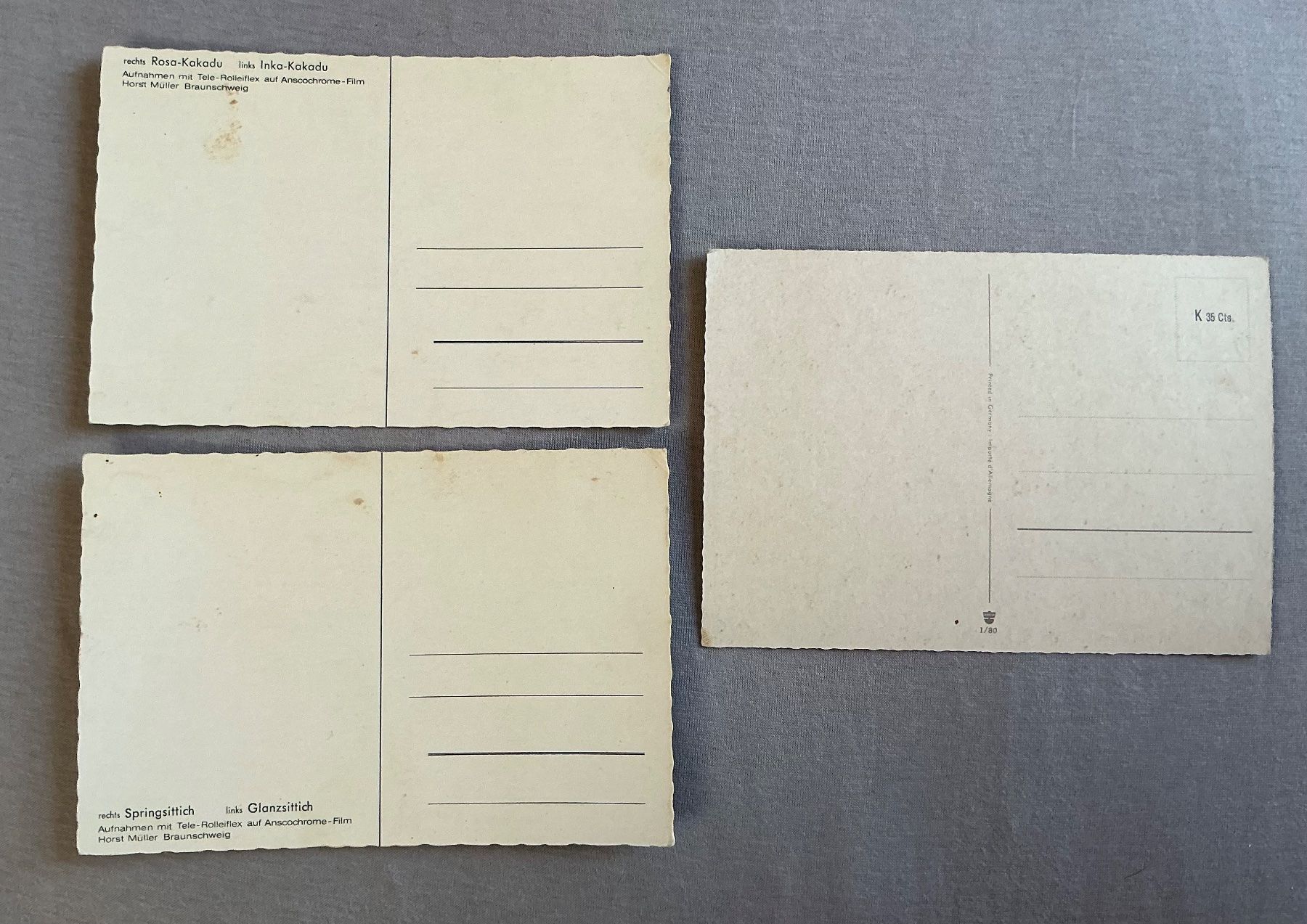 Cartes postales: Postkarten Ansichtskarten von Horst Müller Braunschweig ung. – D'occasion à Stettlen par togram4 4
