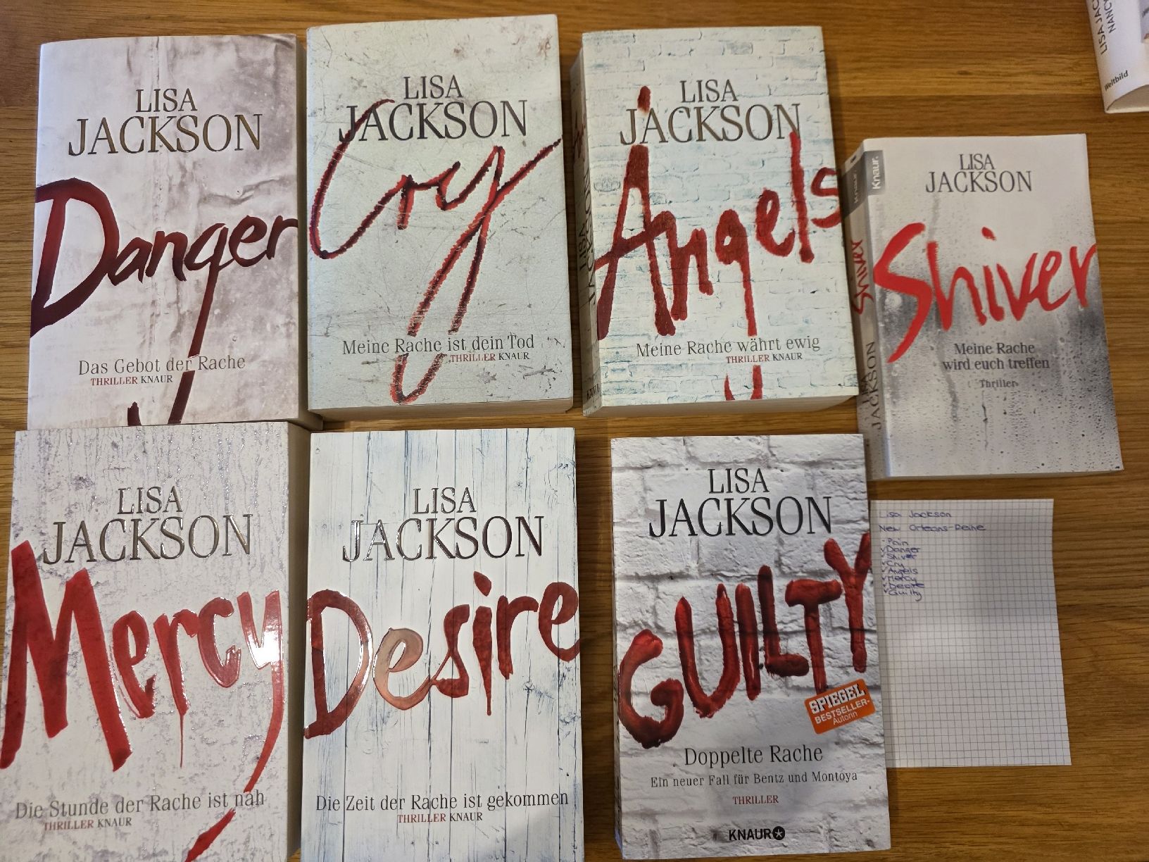 Libri: 7 Lisa Jackson Thriller – Usato da Gais venduto da ste_y6ps