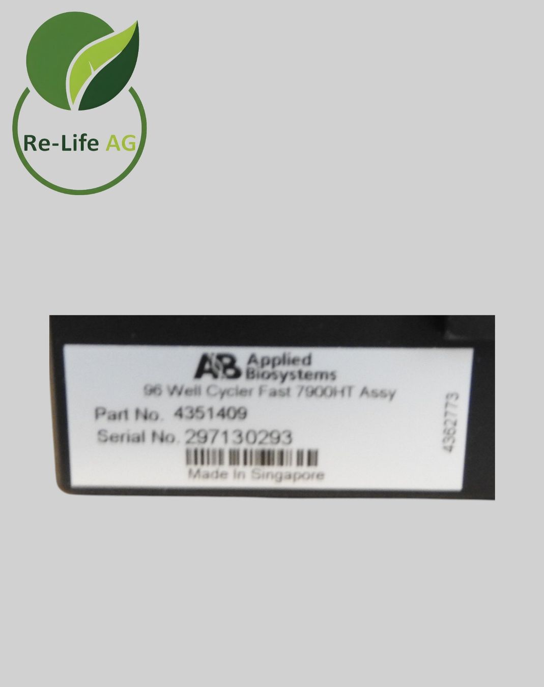 Toutes les machines: Applied Biosystems | 7900HAT 96 well cycler fast assembly | – D'occasion à Reinach BL par Re-LifeAG_Labor 2