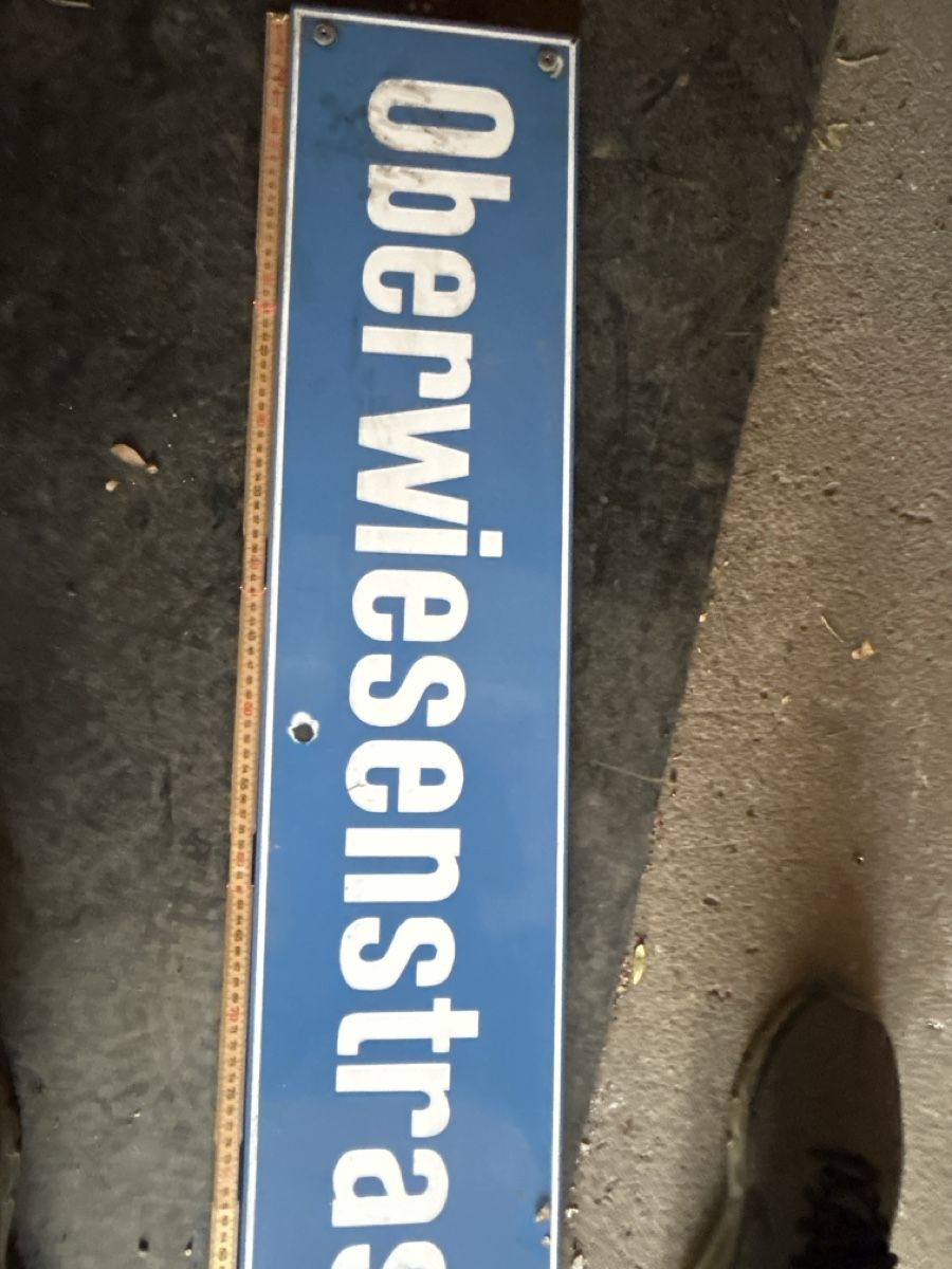 Insegne: Email Strassenschild Oberwiesenstrasse – Usato da zürich venduto da pauloreal 2