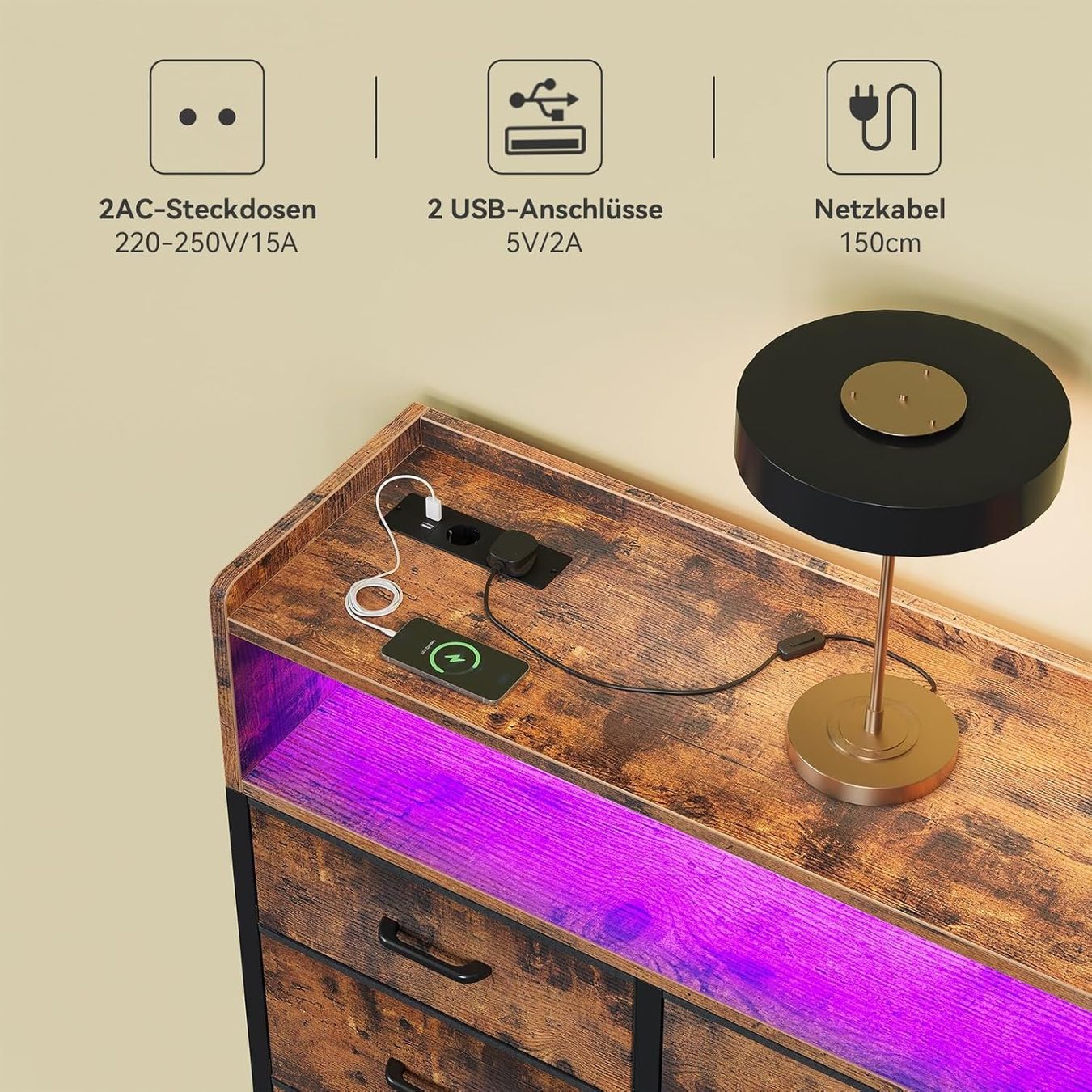 Cassettiere: Kommodenschrank – Nuovo (secondo la descrizione) da Sins venduto da Taschending 3