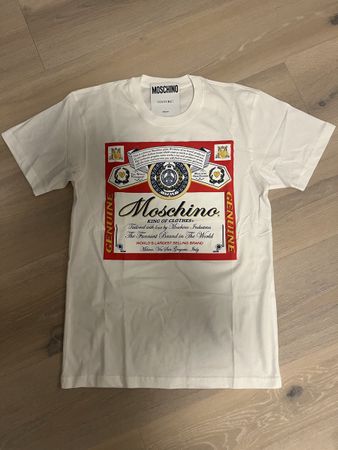 T-Shirt Moschino mit Logo XS neu