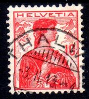 1913 HELVETIA BRUSTBILD GESTEMPELT THALWIL - MA65