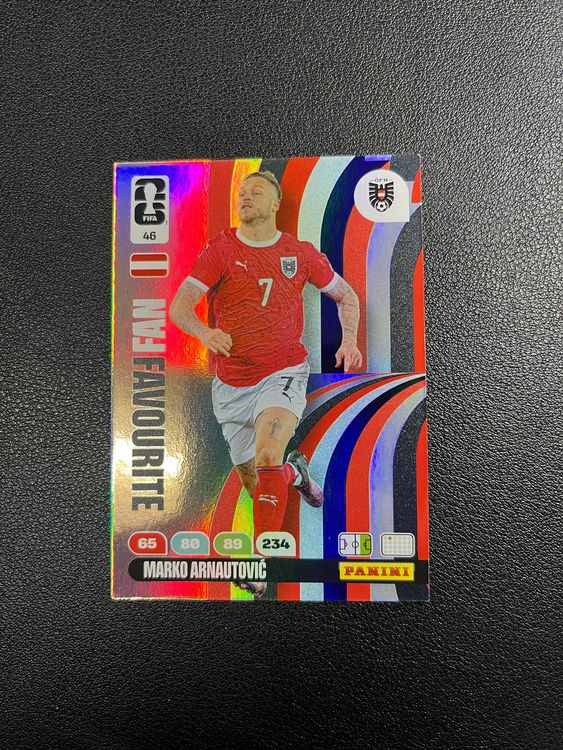Panini FIFA World Cup 2026 Marko Arnautovic 46 (Neu (gemäss