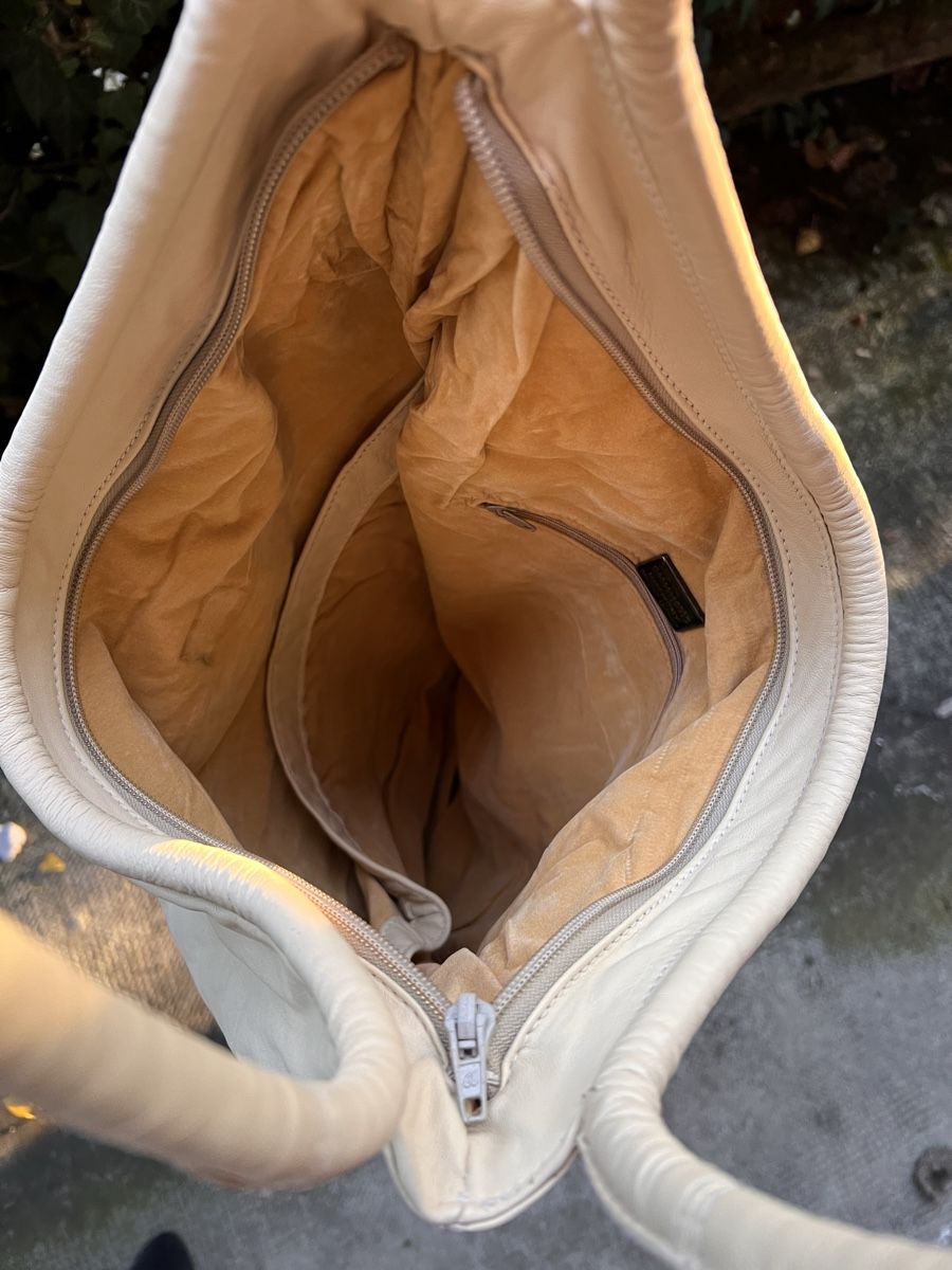 Borse da donna: Original Emmere Ledertasche / Handtasche Beige – Usato da Luterbach venduto da vatab 3