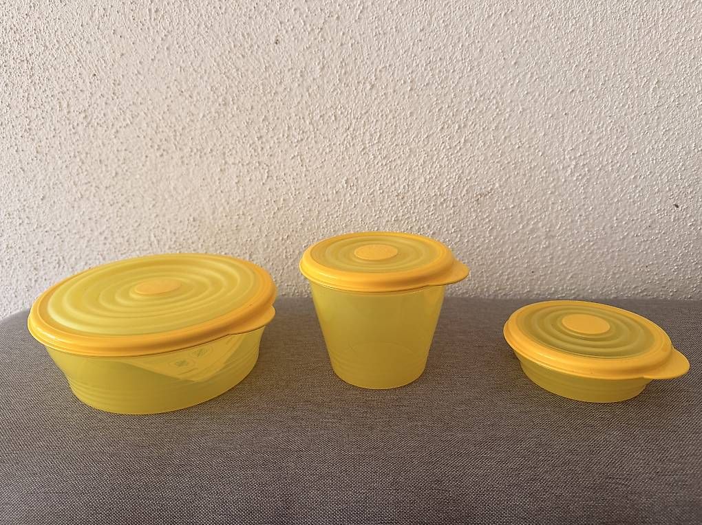 Contenitori & Simili: Tupperware Flexi Schüsselset gelb  3-teilig  neu – Usato da Bellikon venduto da Schwoscht 4