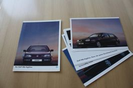 VW Golf III VR6 highline Portfolio Prospekt 9/1993