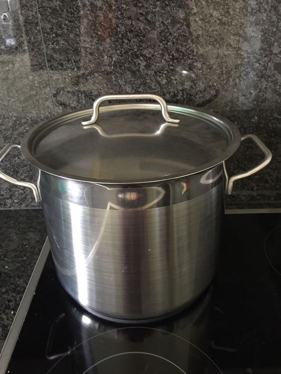 Spaghettipfanne INOX mit Deckel, Durchmesser 24 cm, 8 Liter | Kaufen ...