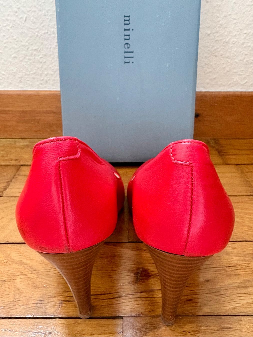 Scarpe da donna: Escarpins rouge Minelli T38 – Usato da St-Ursanne venduto da milezarde 2