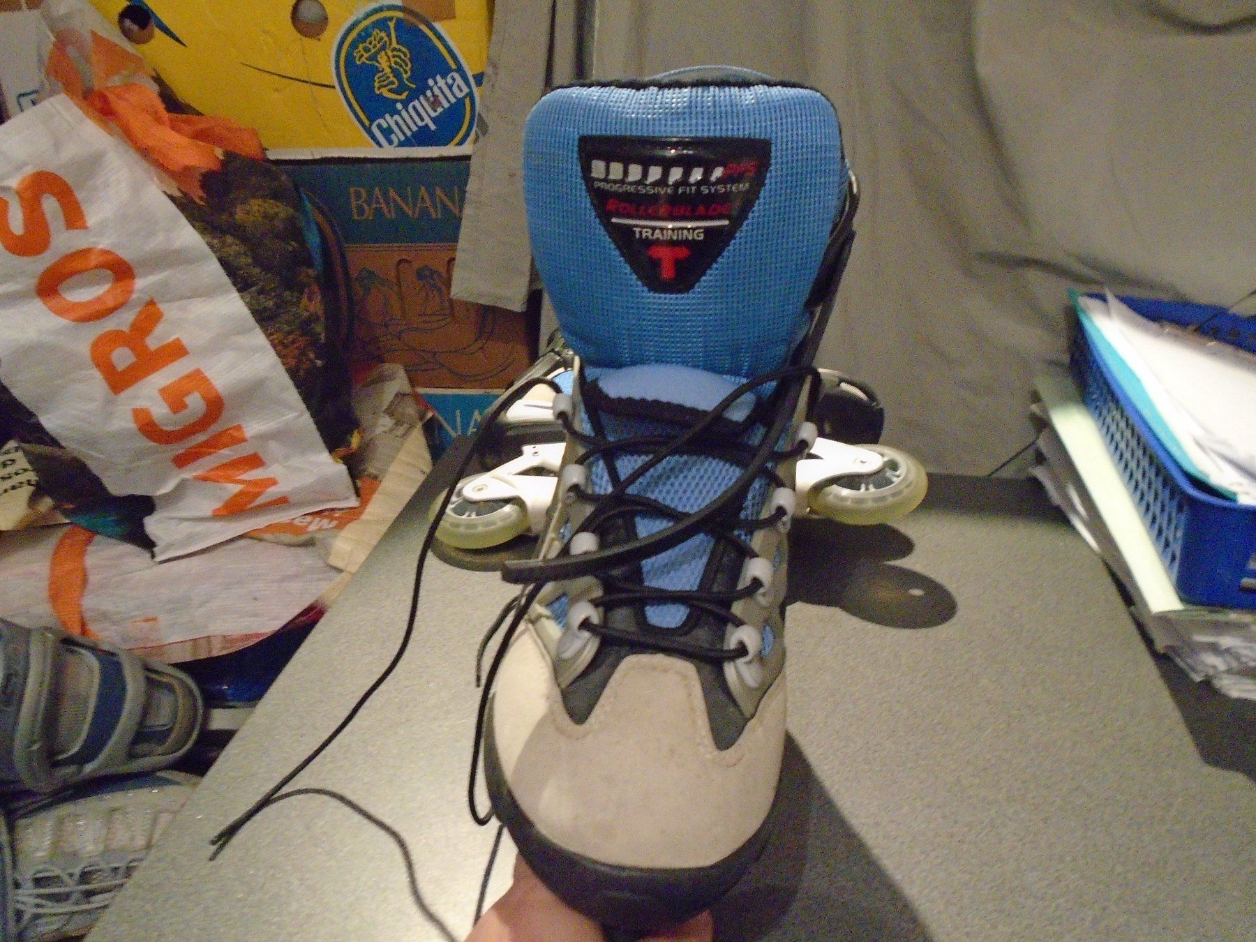 Patins à roul. & inline: Rollerblade Grösse 42, grau/blau/schwarz – D'occasion à Zürich par Motzkuh 1