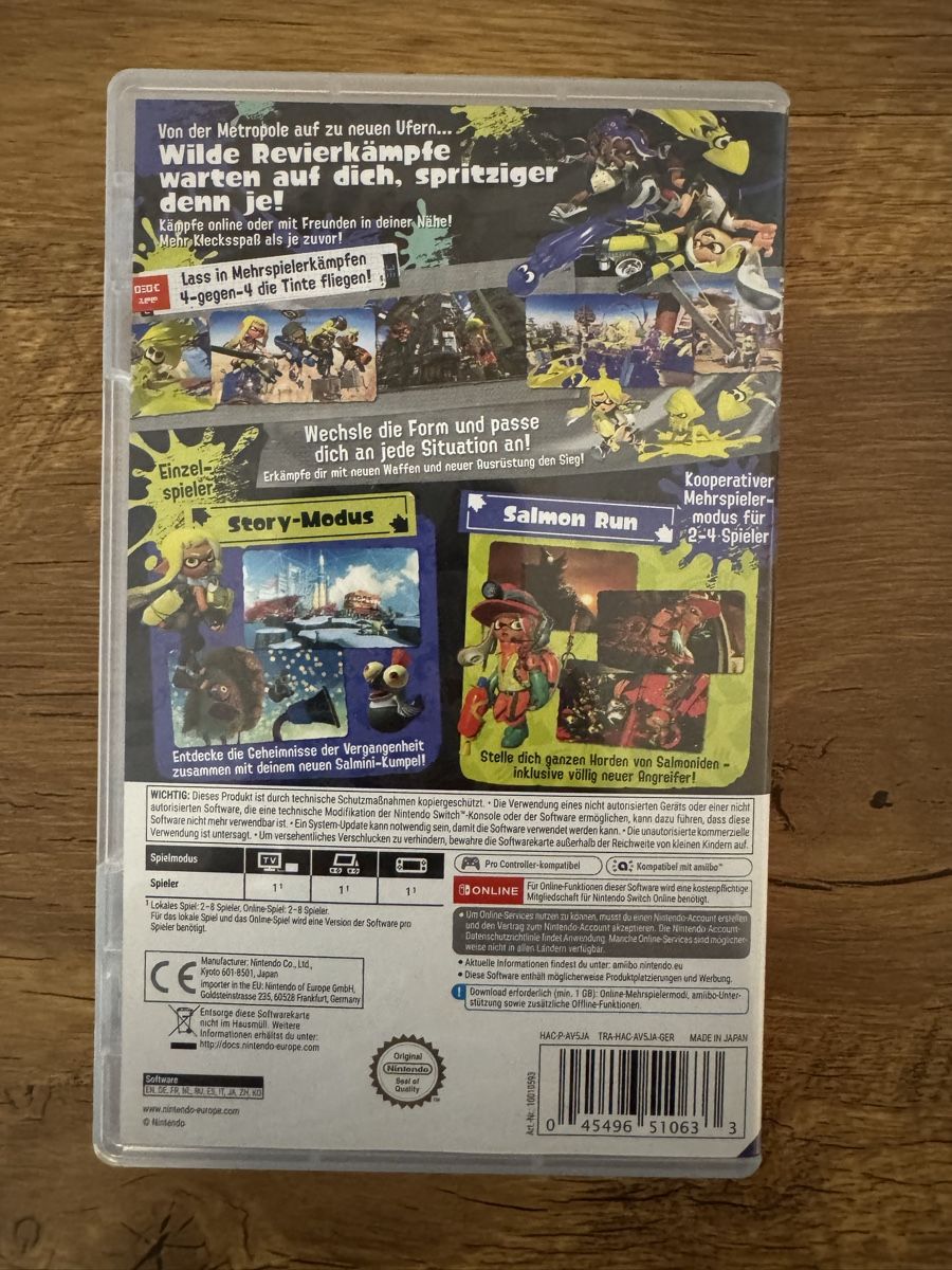 Nintendo Giochi: Jeu Nintendo Switch Splatoon 3 – Usato da Brügg BE venduto da Goob 1