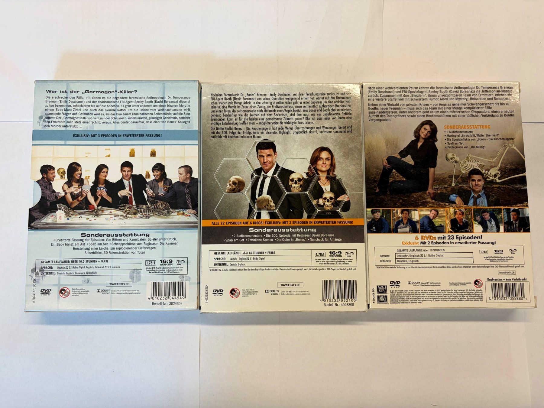 Tutti i DVDs: Bones Staffel 3, 5, 6 – Usato da Basel venduto da andipfandi 1