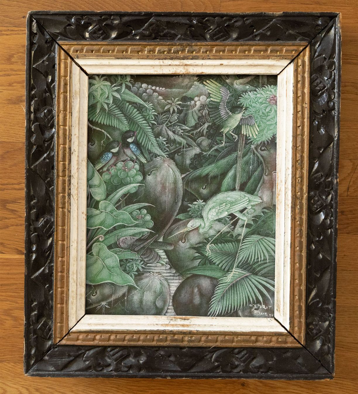 Dipinti: Dschungel Gemälde Bali – Usato da Rüti ZH venduto da artcube 1