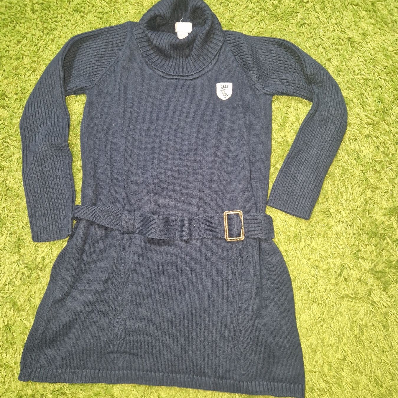 Vestiti & Gonne: Dunkelblaues Strickkleid mit Rollkragen, Grösse 140 – Usato da Gwatt (Thun) venduto da Letzte-Chance-III 2