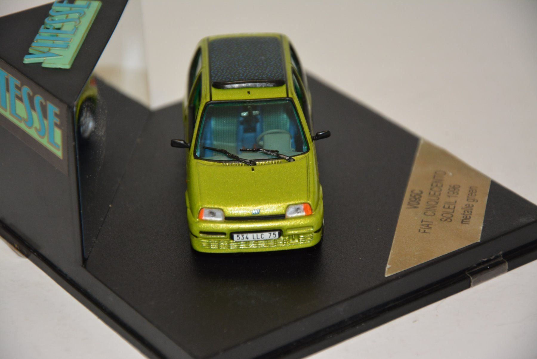 Fiat Modellini d'auto: Fiat Cinquecento Soleil 1996  , 1:43 – Nuovo (secondo la descrizione) da Goldach venduto da Feivel9 3