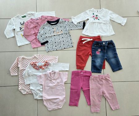 Kleiderpaket Baby Herbst Winter Body Shirt Hose 56/62