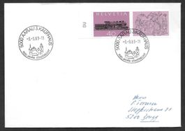 Sonderbrief S. 1152 700 Jahre Stadtrecht Aarau 3.9.1983
