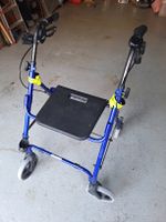 Gehhilfe Rollator blau faltbar guter Zustand