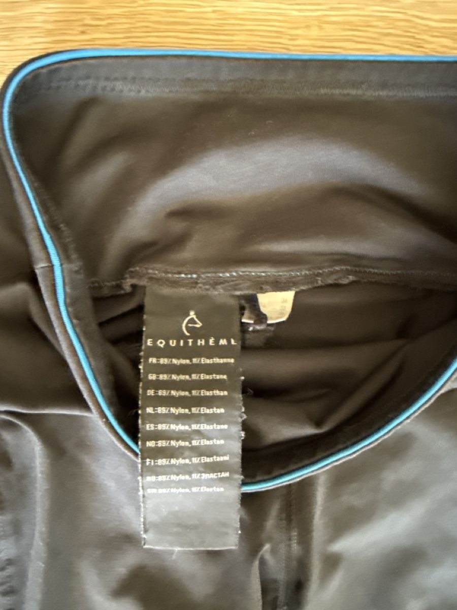 Collant & Leggings: Legging équitation Equithème noir avec grip taille M – Usato da Zürich venduto da Irassa 2