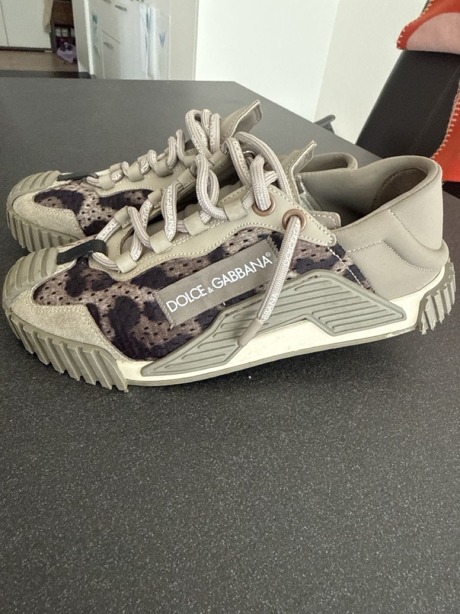 Scarpe da uomo: Dolce & Gabbana Leopard panel chunky / low-top sneakers / 37 – Usato da Winterthur venduto da don_fabio 8