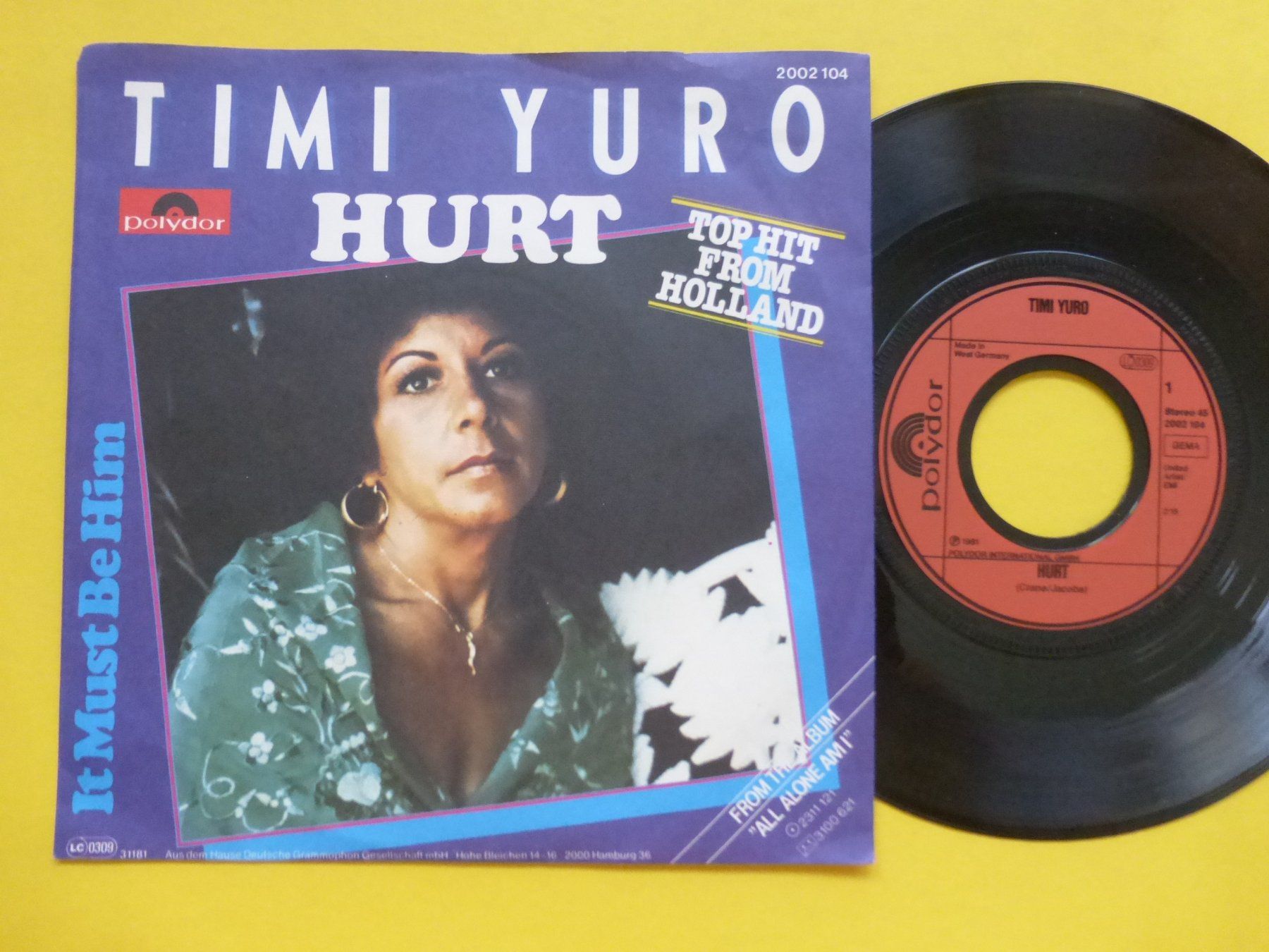 Schallplatten: Timi Yuro – Hurt – Gebraucht aus Zürich von Swiss57