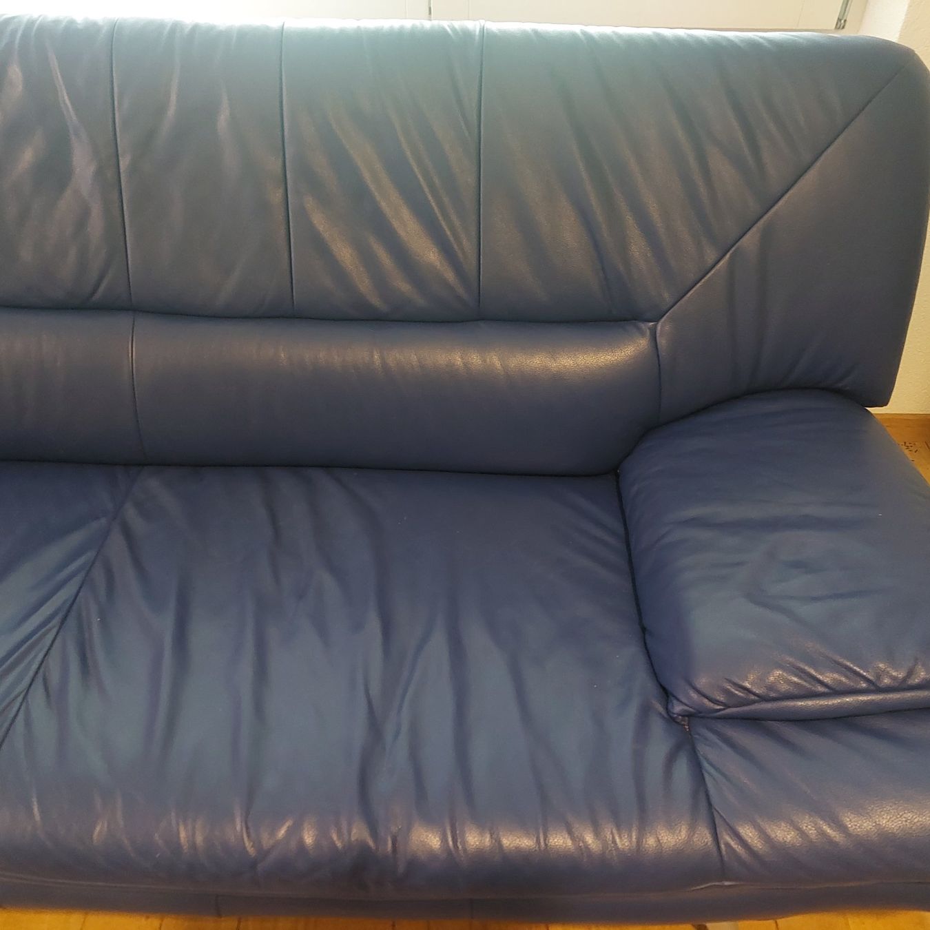 Sofas: Sofa Kunstleder blau – D'occasion à Belp par masterdriftking 4