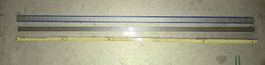 2x CSE Inox Stahlmassstab 1000, 1/1mm