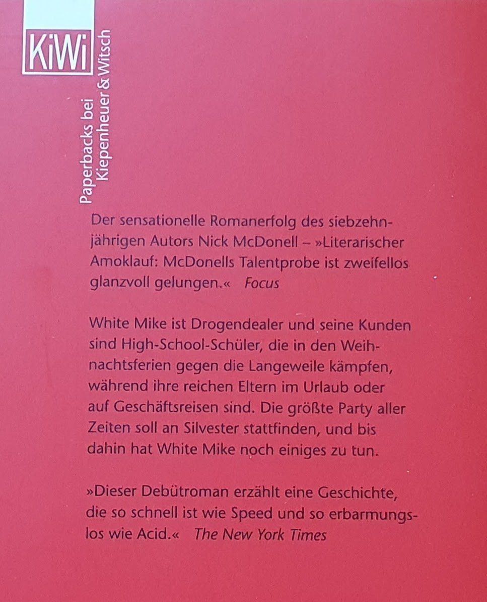Libri: Zwölf: Roman Taschenbuch Nick McDonell – Usato da Meinisberg venduto da Steiner31 1