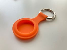 Schlüsselanhänger, AirTag Hülle, Air Tag Hülle, orange (!)