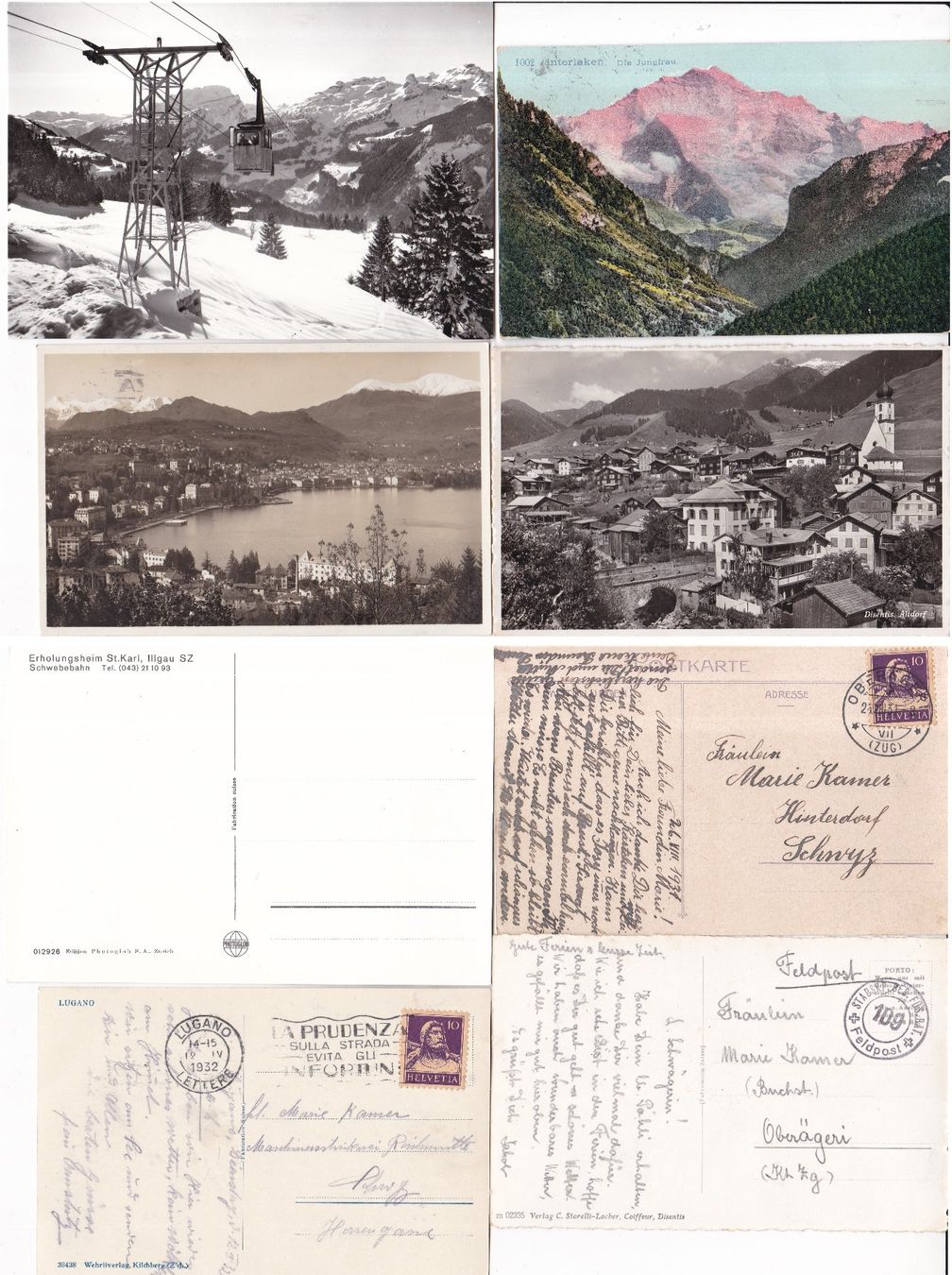 Cartes postales: 24 Alte CH Ansichtskarten, Postkarten – D'occasion à Münchwilen AG par Nesar