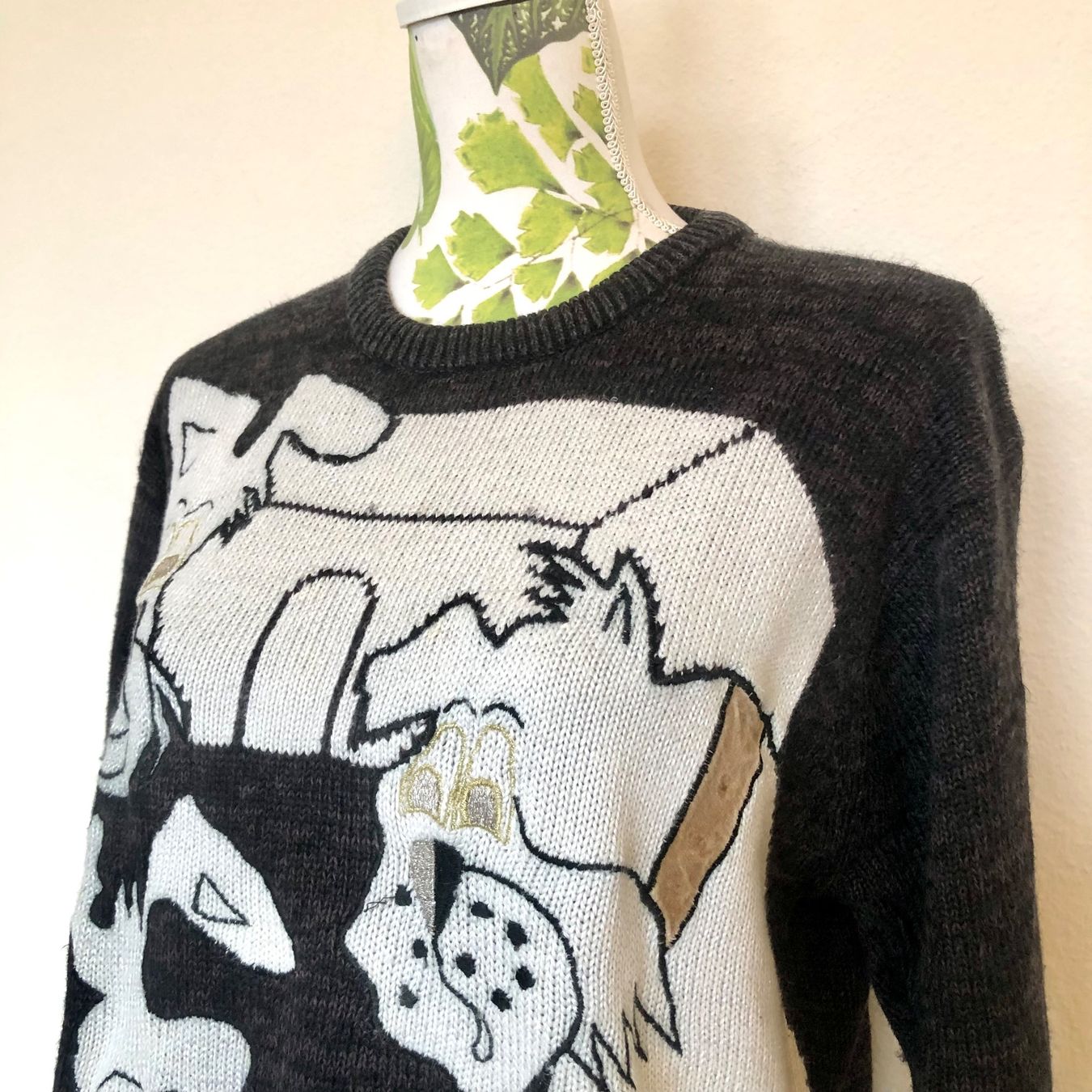 Maglioni & Felpe: Vintage Pullover Hunde, Grösse L – Usato da Brienz BE venduto da Kokolea84 1