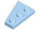 Lego Bright Light Blue Wedge, Plate 3 x 2 Right 10 Stück