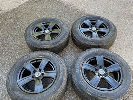 Roues alu 16" noir mat, 5x114.3,  SUV, jantes comme neuves