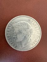 Pièce 5 Francs Suisse 1889