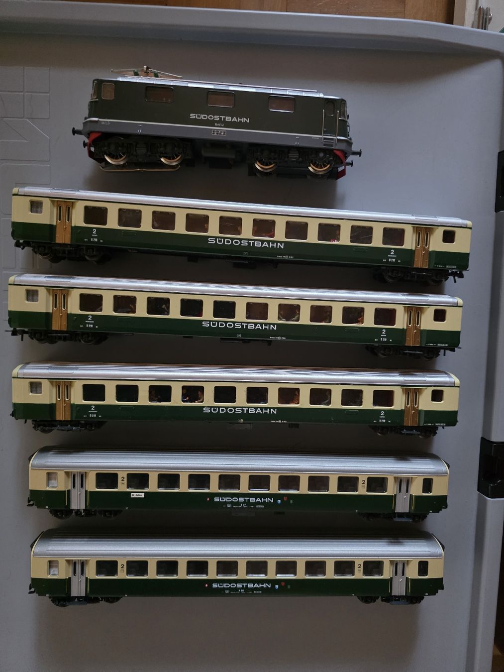 Modellini di ferrovie: H0 SOB Komposition – Usato da Müllheim Dorf venduto da Mowag731