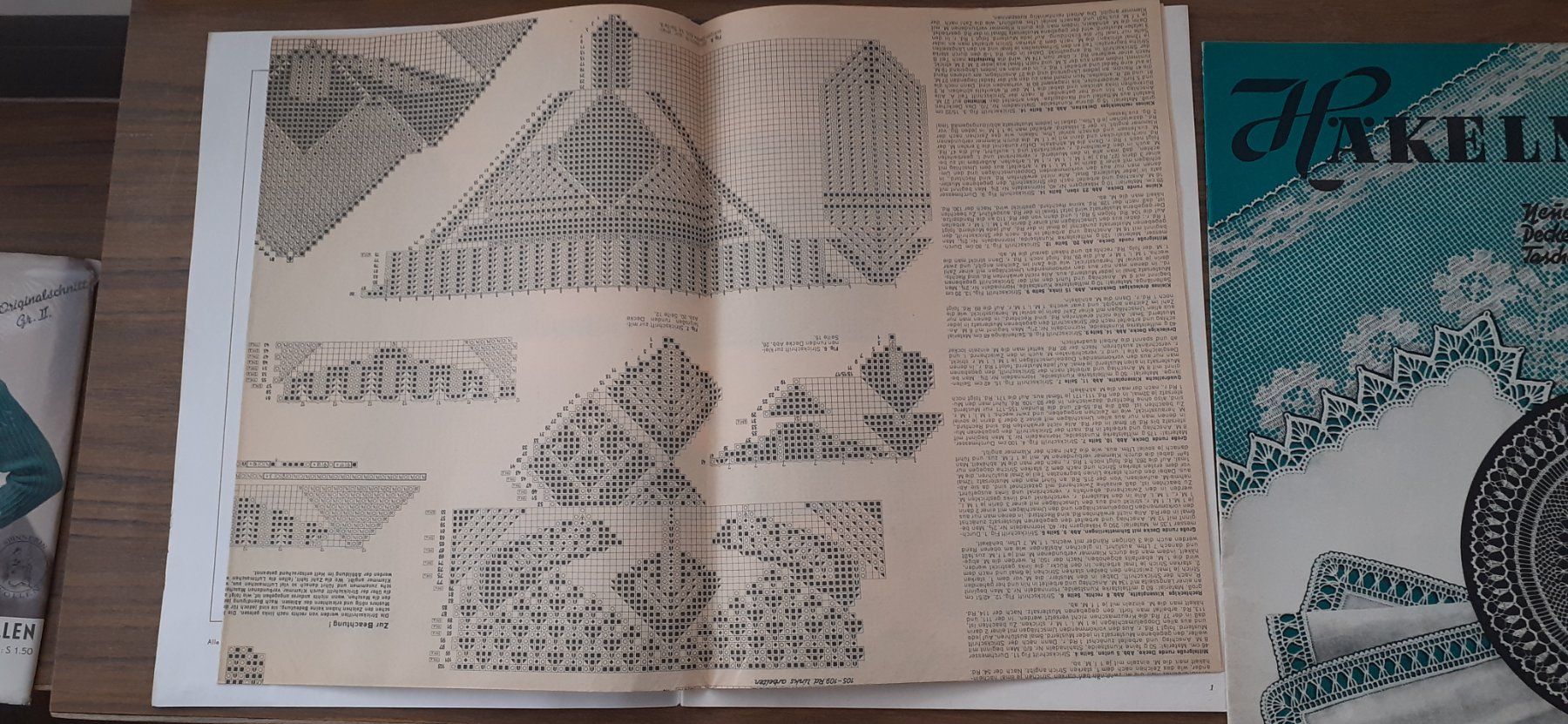 Zeitschriften & Magazine: Kunststrickeln Häkeln - 2 Hefte 1950er – Gebraucht aus Mörschwil von lindaswunderkiste 1