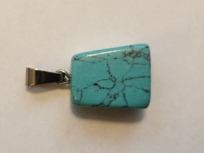 Ciondoli: Pendentif turquoise véritable, pierre naturelle! – Nuovo (secondo la descrizione) da Territet venduto da Cenh 1
