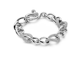 Bracelet (((TI SENTO )))en argent 925 Longueur 20 cm