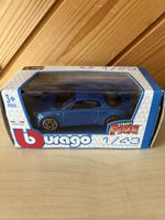 Modellauto Burago Alpine 110 1:43 blau neuwertig
