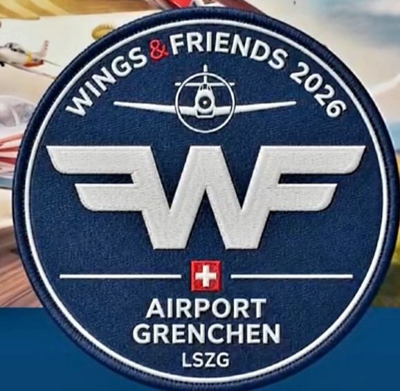 Placchette & Badge: Patch Wings & Friends Airport Grenchen 2026 Neu – Nuovo (secondo la descrizione) da Niederbipp venduto da meriva88 1