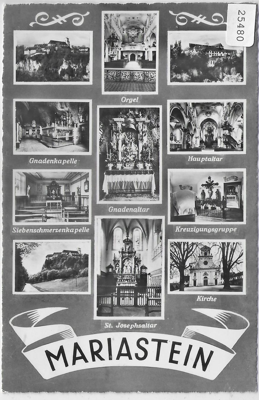 Cartes postales: Mariastein - Multiview – Antique à Ettingen par Kartenplanet