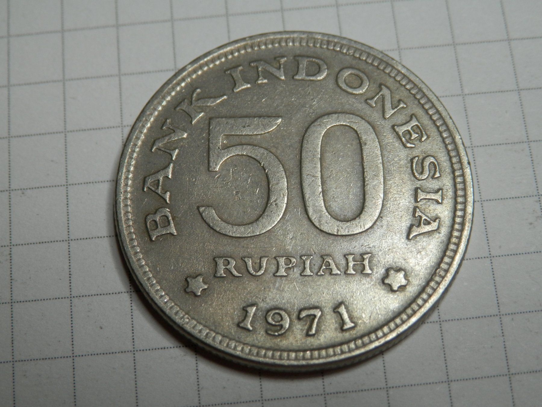 Tutti le monete: Indonesien 50 Rupiah, 1971 – Usato da Weiach venduto da weiach81